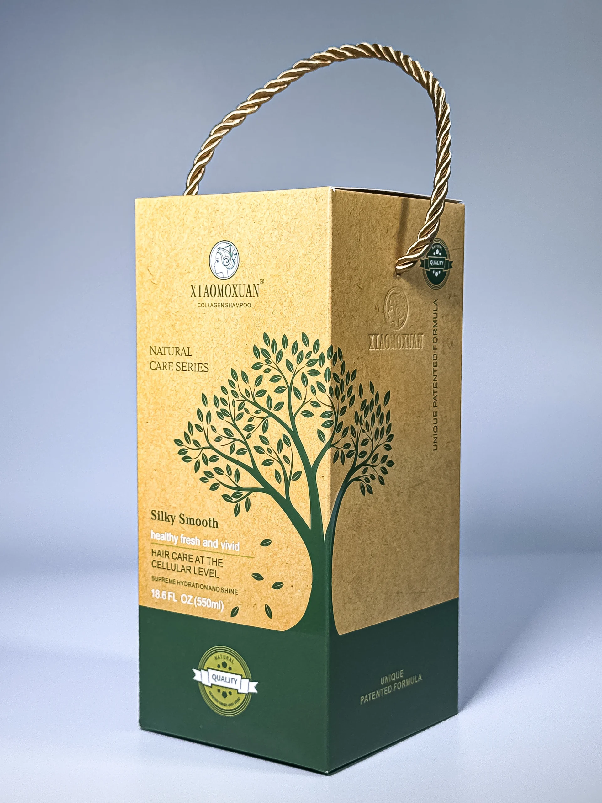 IMG_1958 Шампунь з колагеном для пошкодженого волосся Collagen Shampoo Xiaomoxuan, 550мл - Зображення 1